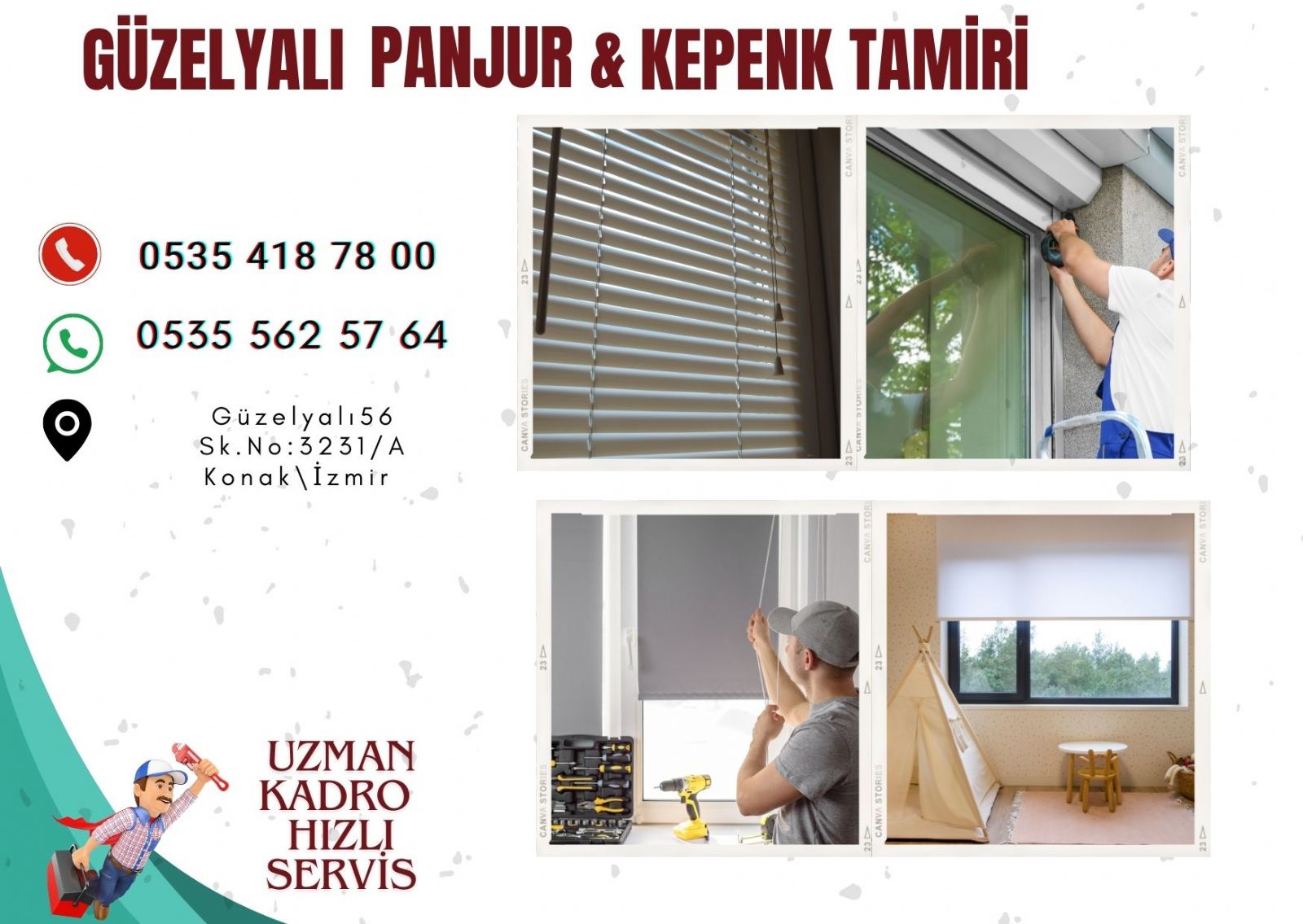 Güzelyalı  panjur ve Kepenk Tamiri